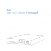 GE Security Digia 4 Installation & Operation Manual