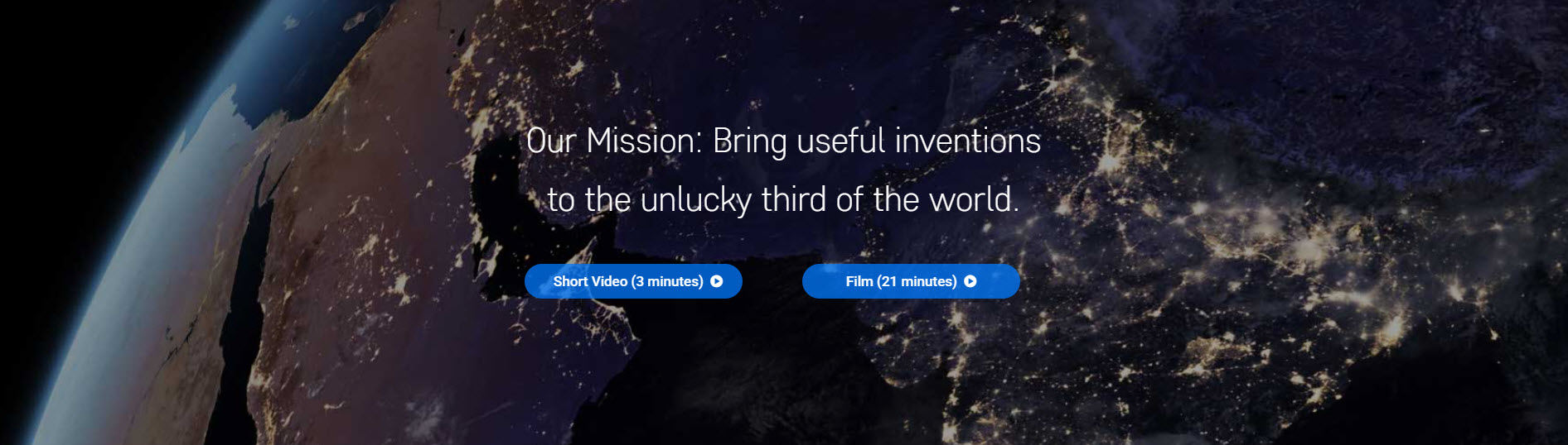 Screenshot of the Billions in Change home page - https://billionsinchange.com/