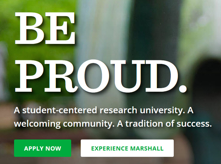 Visit the Marshall University website to learn more about their innovative, award winning programs.