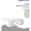 OpenEye X-Series DVR Hardware Manual